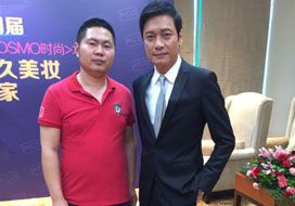 广州摩根与明星合影